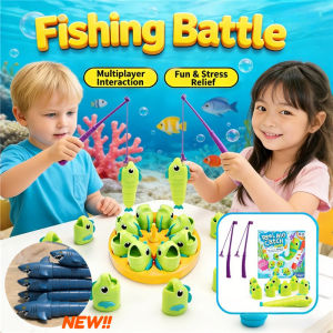 Fishing Battle Board Game Reel Big Catch Educational Toy Parent Kid Interactive Fishing Game for Kid