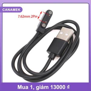 【CANAMEK】 Phổ Thông Minh Đồng Hồ Sạc Dây Từ Sạc Cáp 2 Pin 4 Pin USB Sạc Cho Đồng Hồ Thông Minh 7.62Mm 2.54Mm 4Mm Sạc Cáp