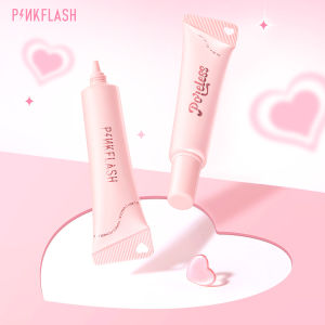 [Official]PINKFLASH #LovingHeart Poreless Brightening Primer Poreless Blurry Matte Finish Brighten Skin Tone Oil Control Lightweight Moisturizing Nourishing Non-Sticky F25