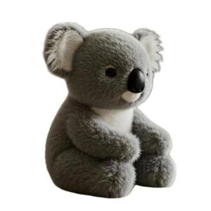 Koala búp bê vải nhung cảm ứng mềm mại búp bê với thực tế tính năng cho an ủi trọng búp bê cho căng thẳng giảm cảm xúc hỗ trợ