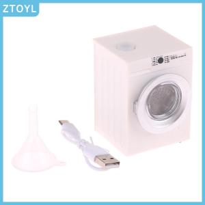 ZTOYL Dollhouse Miniature Washing Machine Drum Washer Laundry Model Dollhouse Decor
