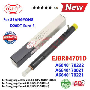 ORLTL EJBR04701D Fuel Engine Injector A6640170222 6640170222 For SSANGYONG KYRON Actyon D20DT Euro 3