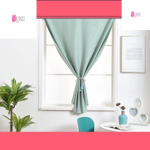 Blackout Curtain Self Adhesive Curtain Installation Without Punching Living Room Bedroom Window