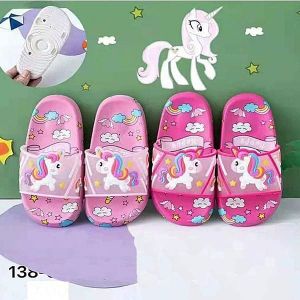 Sandal Selop Anak Motif Unicorn Transparant SDL300