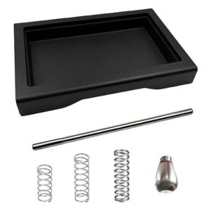 Stainless Steel Tube And Spring Kit With Low Profile Drip Tray For Espresso Machine Coffee Maker Replacement Accessories
