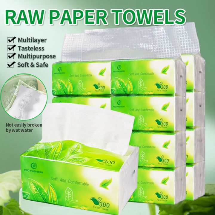 FIIO green tea Facial Tissue Paper towel Car tissue bathroom tissue 3