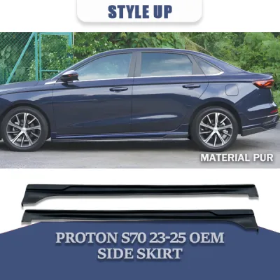 PROTON S70 2023-2025 OEM SIDE SKIRT 2023 2024 2025 MATERIAL PUR WITHOUT PAINT