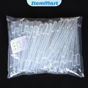 ItemMart 100Pcs 1ml/2ml/3ml/5ml Disposable Plastic Dropper Transfer Pipette Dropper