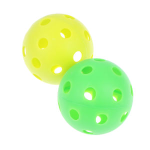 QUANSEN 72MM Floorball Stick Ball PVC Plastic Soft Baseball Balls Practice ball