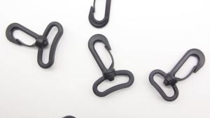100pcs ID G-Hook/Black Id Plastic HookId Ordinary HookG-Hook Id Accessories For Id Lace Lanyard Making