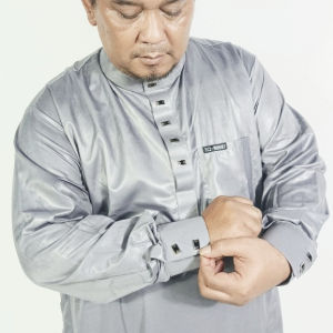 Jubah Gamis Glossy Pria Dewasa Sampai Big Size Lengan Panjang