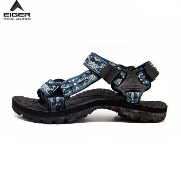 Sandal Eiger Original Lightspeed Cross Bar Batik Blue Lazada