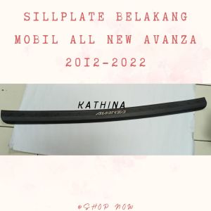Sillplate Belakang Mobil All New Avanza 2012-2022 Sill Plate Hitam