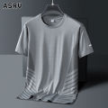 ASRV เสื้อยืดผู้ชาย เสื้อผ้าผู้ชาย t shirt for men เสื้อยืดแขนแขนสั้นคอกลมสำหรับผู้ชาย,เสื้อยืดกีฬาแขนสั้นแห้งเร็วระบายอากาศได้ดีเข้ารูปพอดี. 