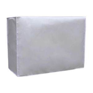 DAWEIF Oxford Cloth Outdoor Air Conditioning Cover Silver Coated Waterproof Air Conditioner Sunscreen Cover Durable Sun Protection AC Outside Unit Protective Cover for Home