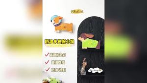 Sacesr Cute Dog Clock Cartoon Decorative Wall Clock Living Room Children Room Kindergarten Mute Clocks Watch Home Decoration Wholesale 5T9N4
