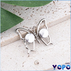 YoPo Butterfly Waist Buckle No‑Sew Waist Tightener Adjustable Pants Waist Clip Decor Clothing Accessory