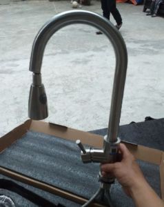 VÒI CHÉN NÓNG LẠNH INOX 304 VÒI RỬA CHÉN NÓNG LẠNH DÂY RÚT.