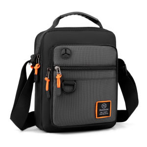 Commuter Crossbody Bag Mens Shoulder Bag Practical and Versatile Multi layer Storage Waterproof