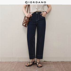 Giordano Women Women Topstitch Jeans Free Shipping 18426506