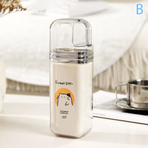 LEI Cartoon Cute Toothbrush Cup Travel Toothbrush Holder Simple Portable Mouthwash Cup For Business Trip Home Camping