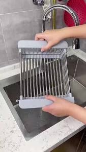 Kệ Gác Bồn Rửa Chén Bát Đa Năng JYoohome Giá Rổ Gác Chậu Rửa Bát Đựng Hoa Quả Đồ Tiện Ích Thông Minh