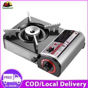 [Local Delivery] Portable Butane Camping Stove Automatic Ignition Gas Stove Butane Stove for Camping Tailgating Outdoor Cooking