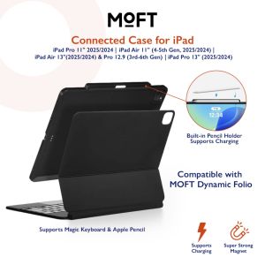 MOFT Connected Case for iPad Air 11(M2~M4) Air 4/5 & Pro11(1~4Gen)| Pro 11(M5/M4)| Air13(M2~M4) Pro 12.9 (3-6 Gen) | Pro 13(M2~M4)