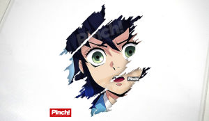 Pinch Sticker - Demon Slayer Kimetsu no Yaiba - Inosuke Hashibira