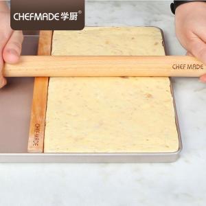 CHEFMADE 3PC 12 Inch Non-Stick Nougat Mould Set & Square Bar Rolling Pin Set WK9293