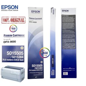 100 % Sealed Original Epson S015505 / SO15384 Ribbon Cartridge for DFX-9000 70.0 meters / 229.6 feet