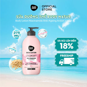 Sữa dưỡng thể Body Natur Body Lotion Niacinamide Anti-Ageing Action 275ml