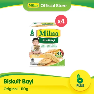 Milna Biskuit Bayi Original 110gr x4