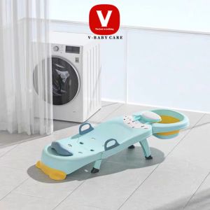 Ghế Gội Đầu Cho Bé Ghế Gội Đầu Gấp Gọn Cỡ Lớn Kèm Chậu Gội Đầu Có Tấm Lót Đỡ Gáy V-BABY