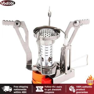 [Vodool Tool Outlet] 3000W Portable Gas Furnace with Piezo Camping One-piece Gas Stove Foldable Cooking Stove for Camping Hiking