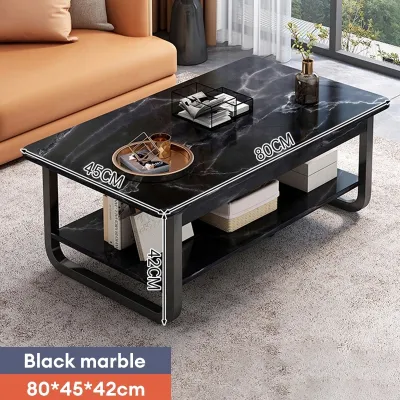 Coffee Table Living Room Home Small Apartment Modern Minimalist Tea Table Simple Office Tea Desk Small Square Table Multifunctional Space Saving Furniture For Balcony And Reception Area