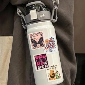 Creative Doodles Stickers PVC Skateboard Decals Waterproof Adhesive Art For Water Bottles Laptops Teens Room Decorations