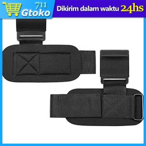 High Quality Strap Gym Protector Angkat Beban Pull Up Training Sports Gym Hook Grip Strap Wrist Support Sarung Tangan Angkat Behan