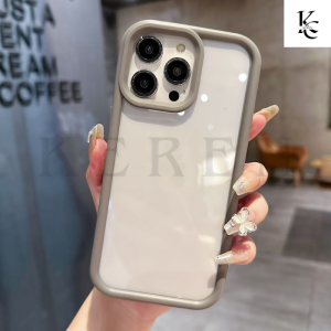 Case Acrylic Color Transparan Casing For IP 11 12 13 14 15 16 12Pro 13Pro 14Pro 15Pro 16Pro 14Plus 15Plus 16Plus PROMAX