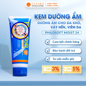 Kem Dưỡng Da Tay Philosoft Moist Cấp Ẩm Cho Da Khô Vảy Nứt Nẻ Thái Lan Tuýp 100g