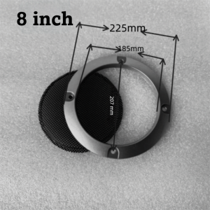 MINIFELE 262 Metal Grille Speaker Net Cover Plastic Frame Cold Rolled Steel Speaker Grille Cover Black Spray Speaker Mesh Cover for Car Audio System