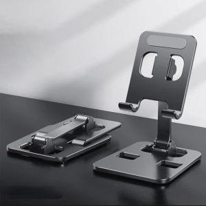 360° Rotation aluminum phone stand Metal Desk Mobile Phone Holder Stand For iPhone iPad Xiaomi Adjustable Desktop Tablet Holderl Table Phone Stand