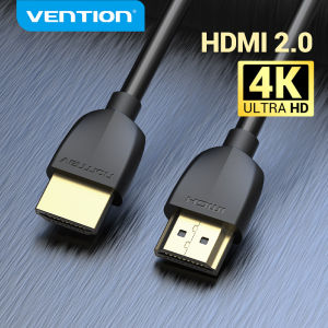 Vention สาย hdmi 2.0 ต่อทีวีสาย HDMI Cable สายhdtv Slim HDMI to HDMI 2.0 HDR 4K 60Hz for Splitter Extender 1080P Cable for PS4 HD TV Projector สายhdmi 0.5m 1 1.5 2 3m