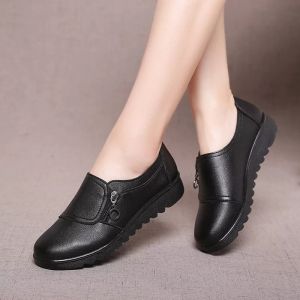 Sepatu Pantofel Wanita Flat shoes Kerja Terbaru Kulit Sintetis Kasual Kerja