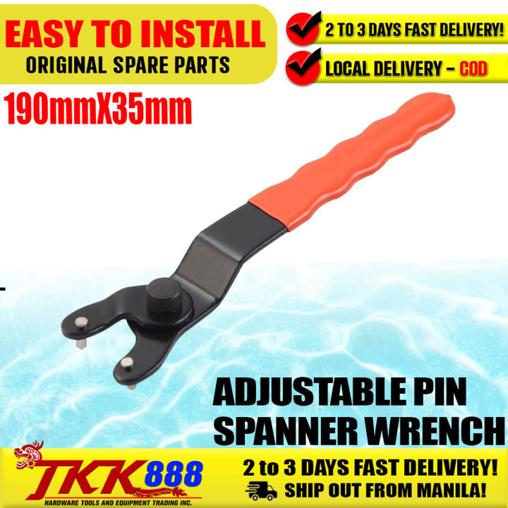 Adjustable Pin Spanner Wrench