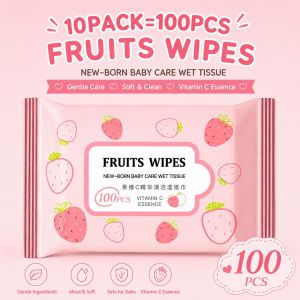 1/5/10 Sheet Travel Pack Of Baby Wipes 10 Sheet Mini Wipes Set Multi Functional Cleaning Wipes Gentle Baby Wipes Hypoallergenic Alcohol Free