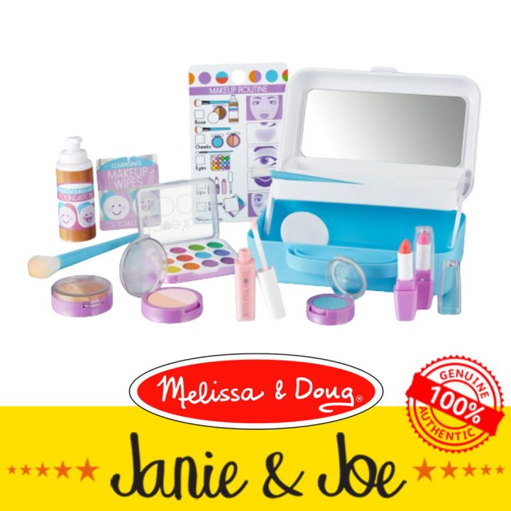 MELISSA DOUG Love Your Look- Makeup Kit Play Set- Age 3+ Pretend