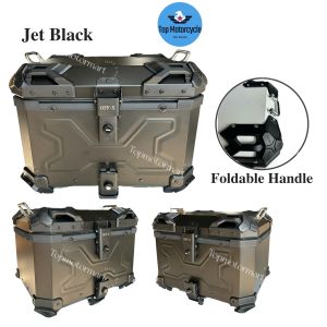 TopMotor OFF-X Foldable Handle Aluminium Motorbox Motor Top Box Motorcycle Box Storage Big Topbox Motor Trunk Tail Box Motor Box