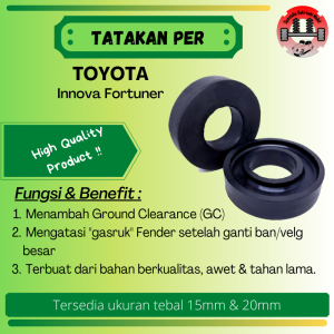 Karet Tatakan Per Keong Lift Kit Coil Spring Innova Fortuner BELAKANG