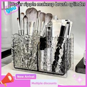 gou กล่องเก็บเครื่องสำอาง2รูที่เก็บแปรงแต่งหน้าลิปสติกดินสอเขียนคิ้วที่เก็บอุปกรณ์ในห้องน้ำ